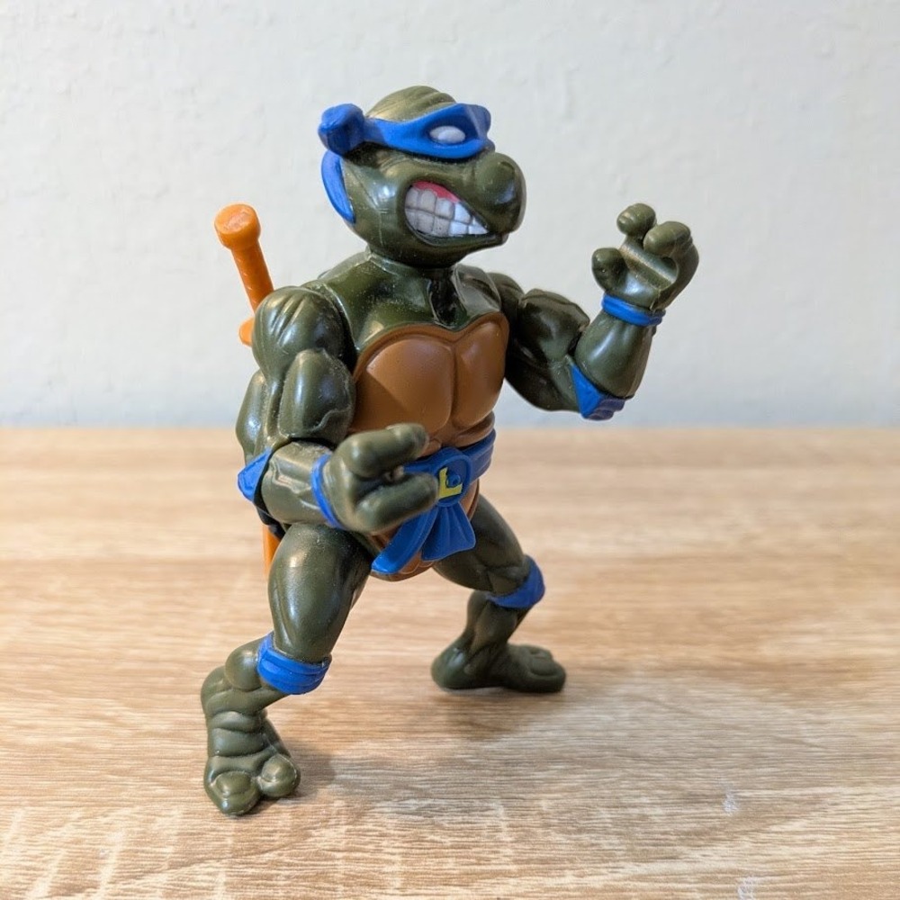 TMNT Leonardo Storage Shell Action Figure Playmates 2022 Viacom Blue Leonardo‎ - Picture 4 of 7